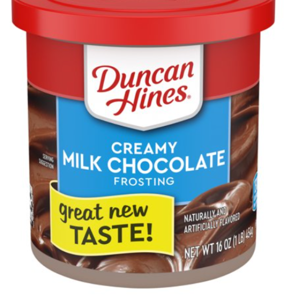 DUNCAN HINES  Creamy 'Milk Chocolate ' Frosting Creme für Kuchen 454 gr